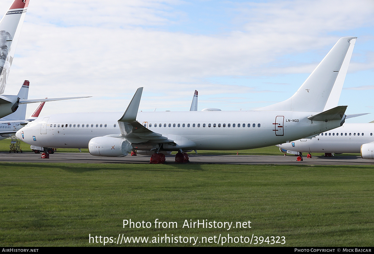 Aircraft Photo of LN-NGD | Boeing 737-8JP | AirHistory.net #394323