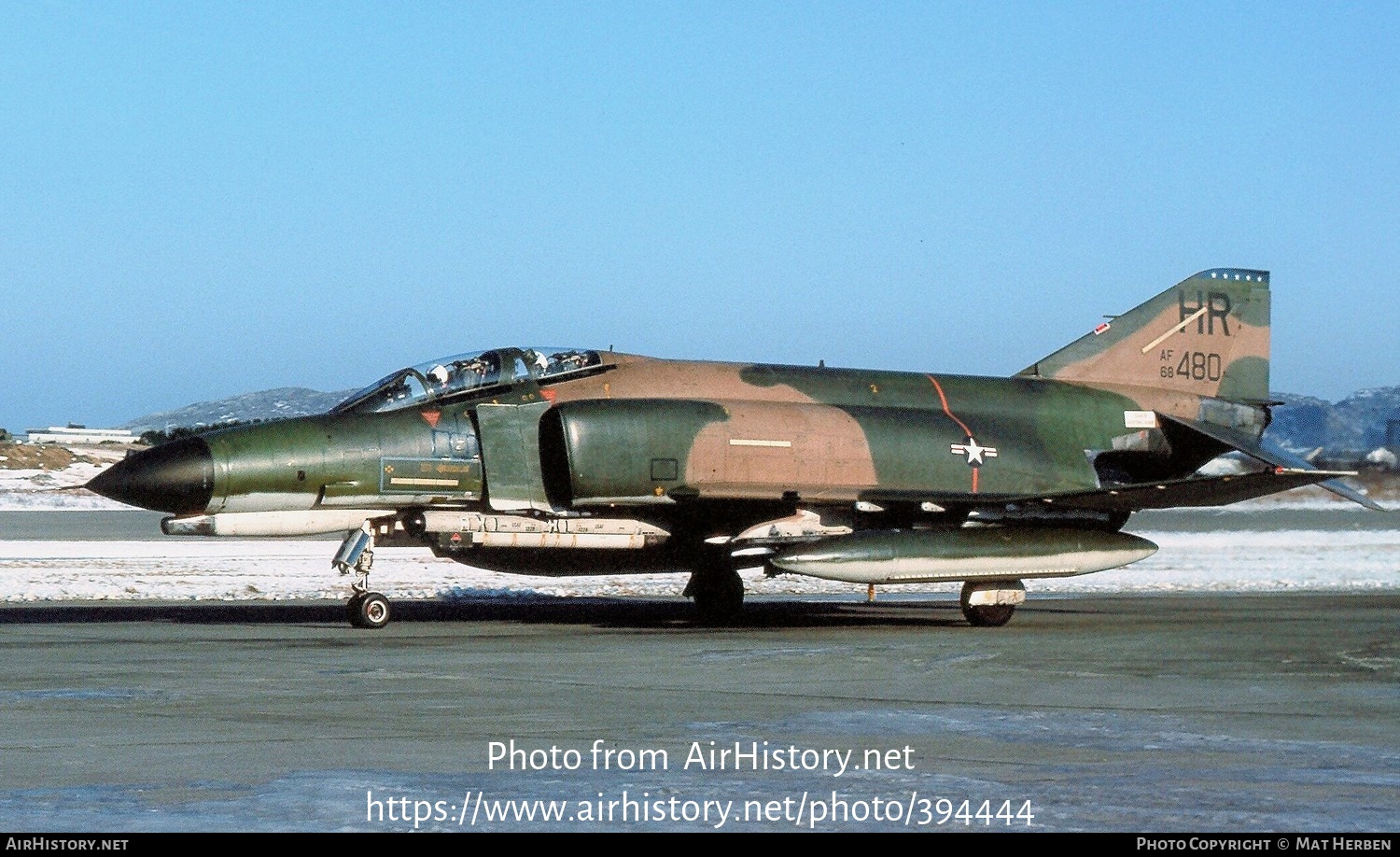 Aircraft Photo of 68-0480 / AF68-480 | McDonnell Douglas F-4E Phantom II | USA - Air Force | AirHistory.net #394444