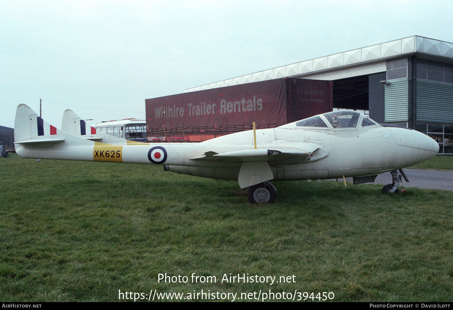 Aircraft Photo of XK625 | De Havilland D.H. 115 Vampire T11 | UK - Air Force | AirHistory.net #394450