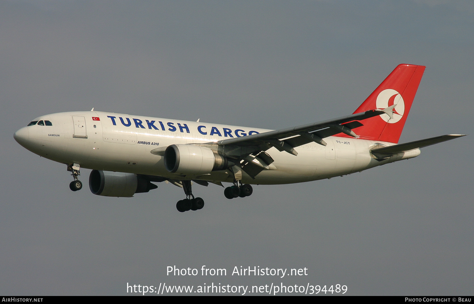 Aircraft Photo of TC-JCT | Airbus A310-304/F | Turkish Airlines Cargo | AirHistory.net #394489