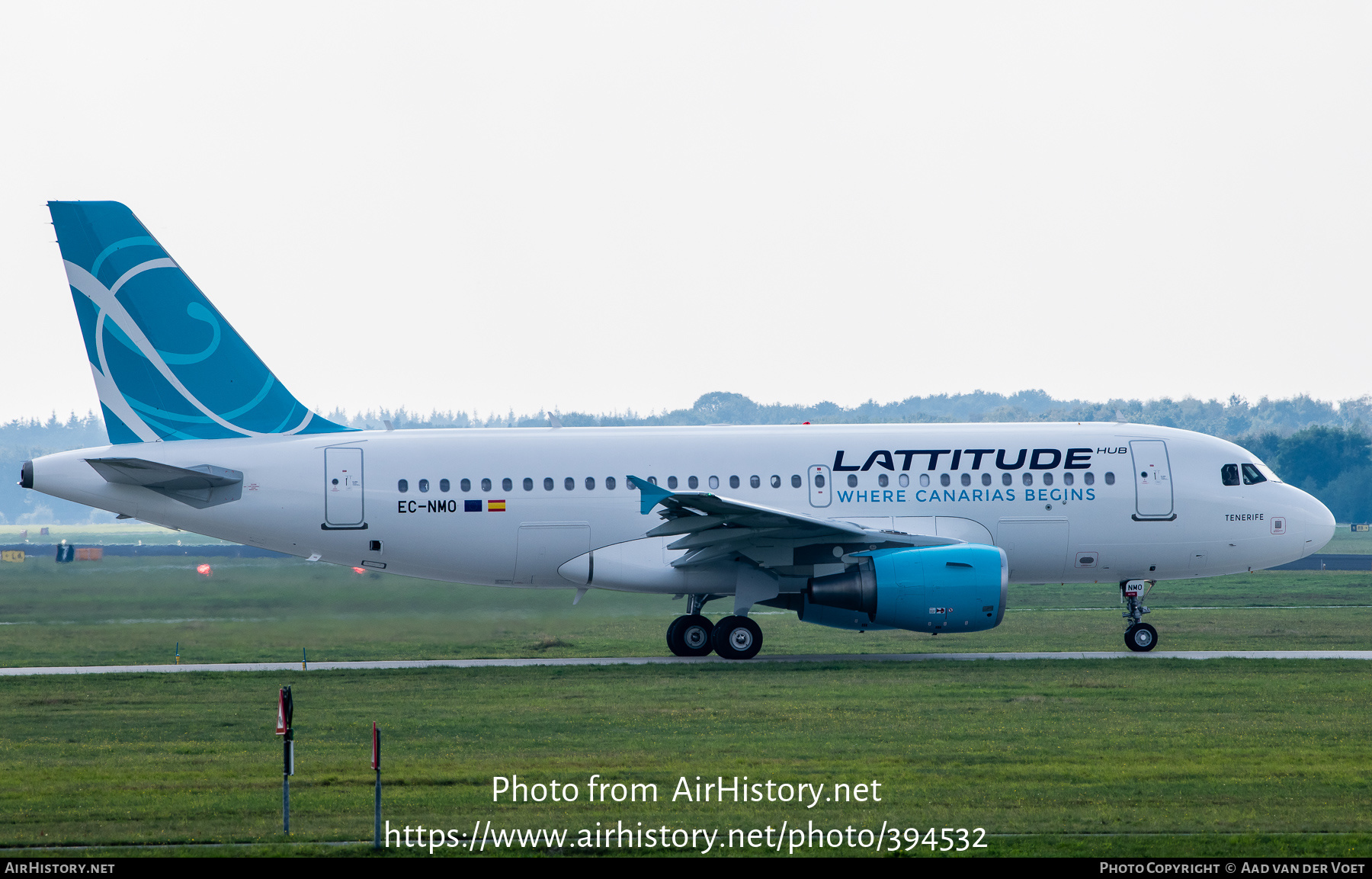 Aircraft Photo of EC-NMO | Airbus A319-115 | Lattitude Hub | AirHistory.net #394532