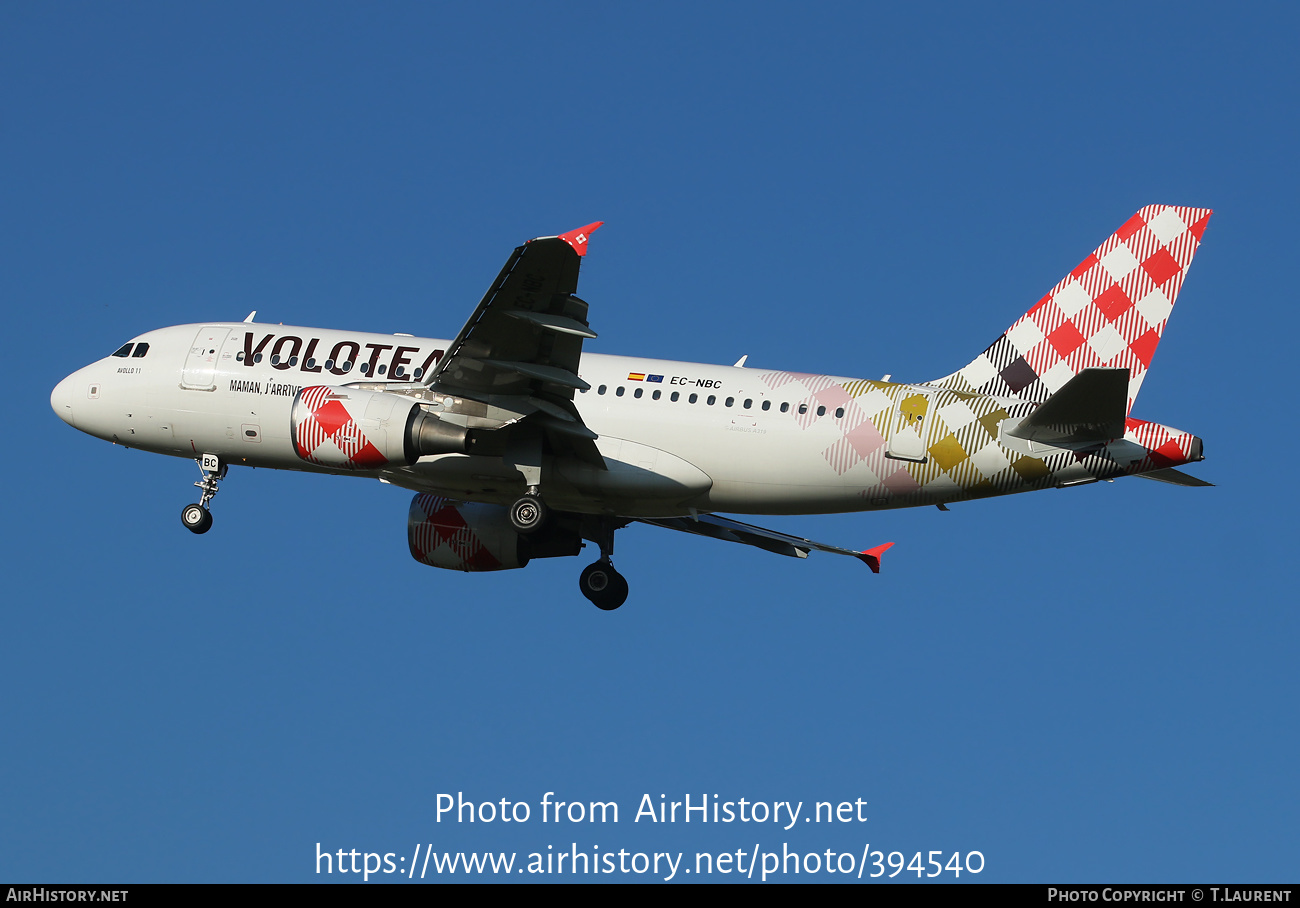 Aircraft Photo of EC-NBC | Airbus A319-112 | Volotea | AirHistory.net #394540