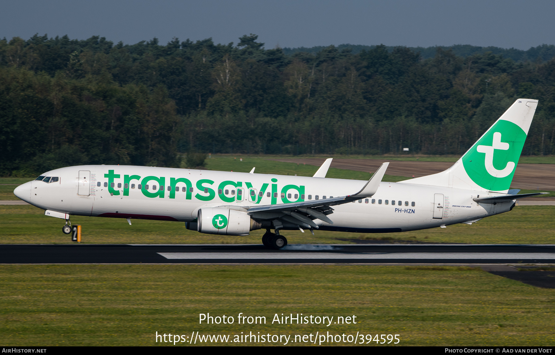 Aircraft Photo of PH-HZN | Boeing 737-8K2 | Transavia | AirHistory.net #394595