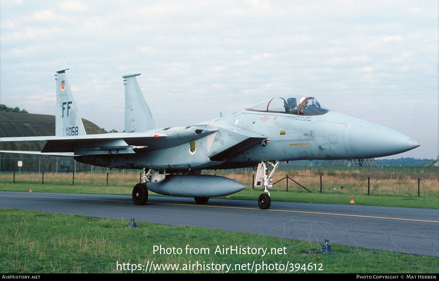 Aircraft Photo of 76-0058 / AF76-058 | McDonnell Douglas F-15A Eagle | USA - Air Force | AirHistory.net #394612