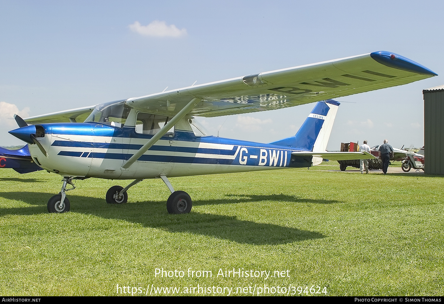 Aircraft Photo of G-BWII | Cessna 150G | AirHistory.net #394624