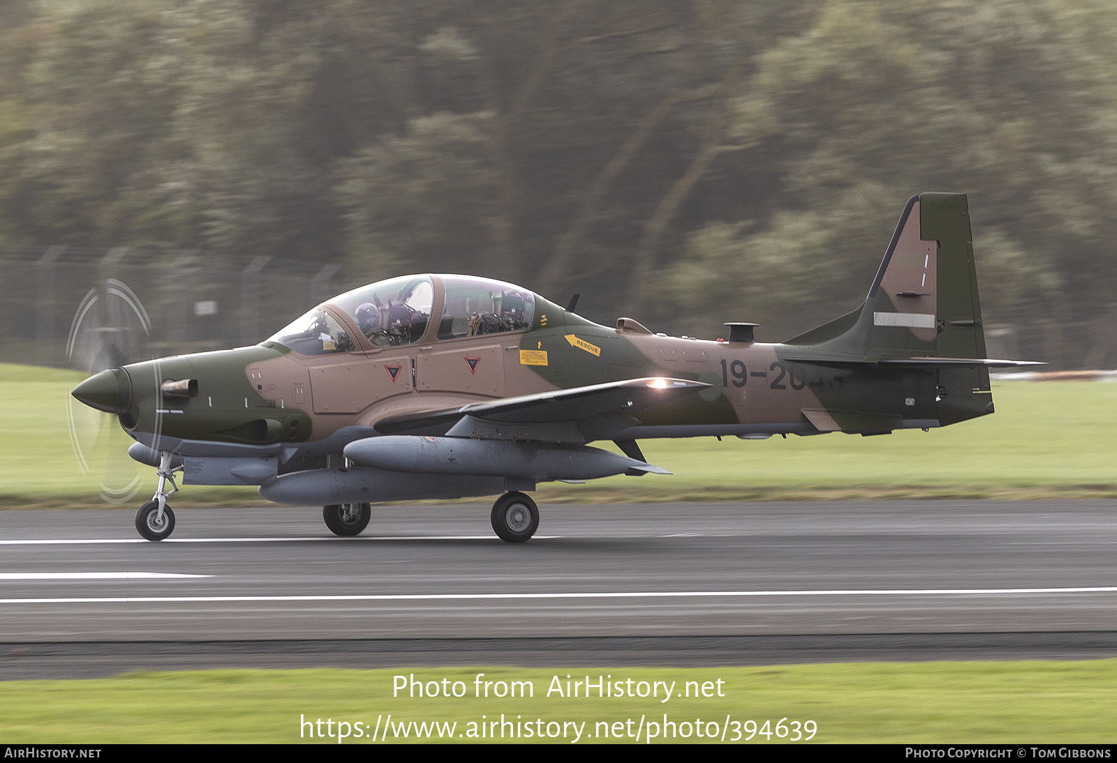 Aircraft Photo of 19-2043 | Embraer A-29B Super Tucano | USA - Air Force | AirHistory.net #394639