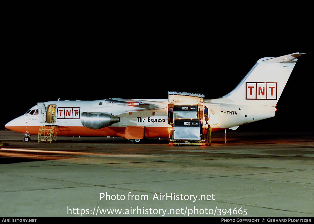 Aircraft Photo of G-TNTA | British Aerospace BAe-146-200QT Quiet Trader | TNT Express | AirHistory.net #394665