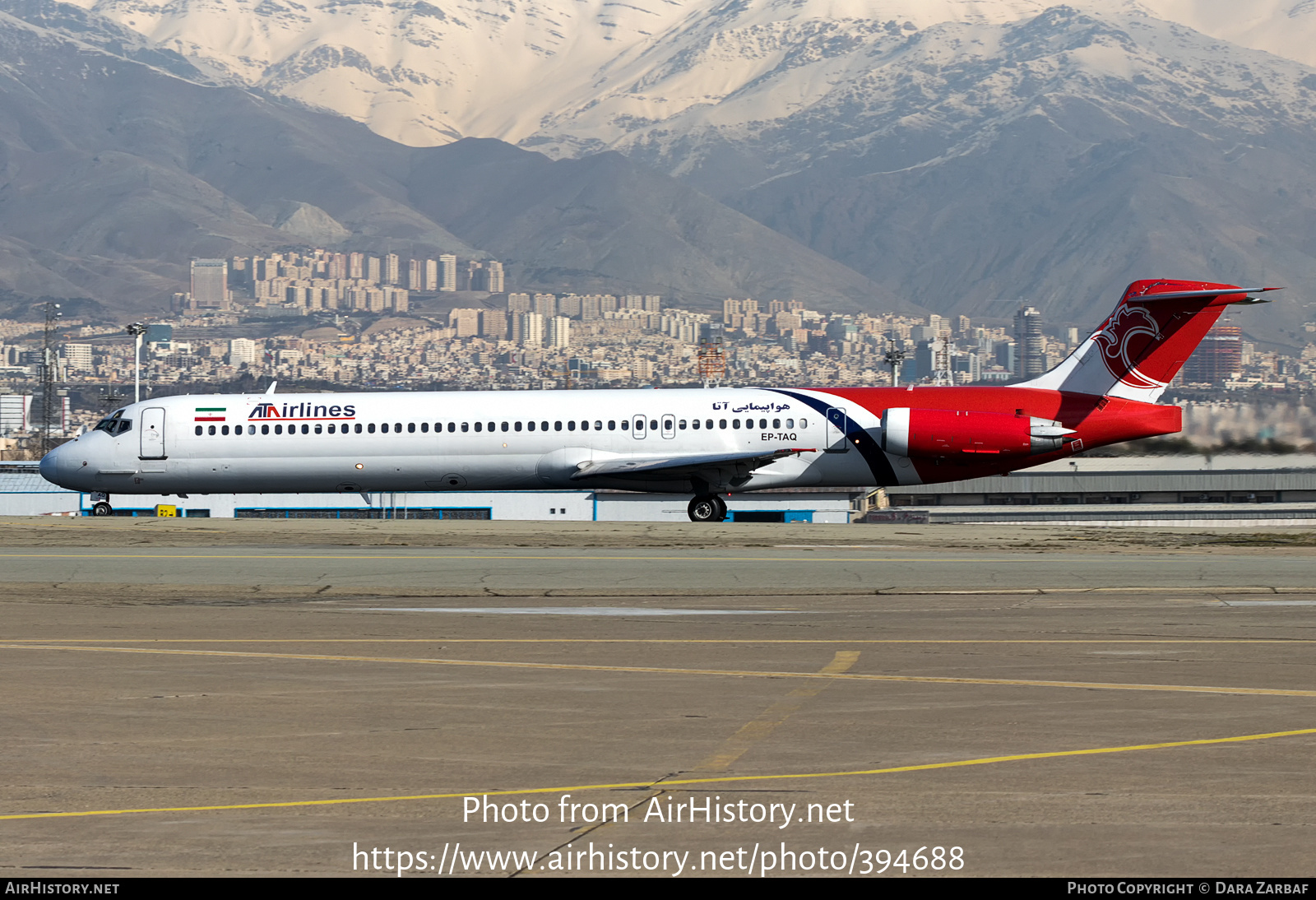 Aircraft Photo of EP-TAQ | McDonnell Douglas MD-83 (DC-9-83) | ATA Airlines | AirHistory.net #394688