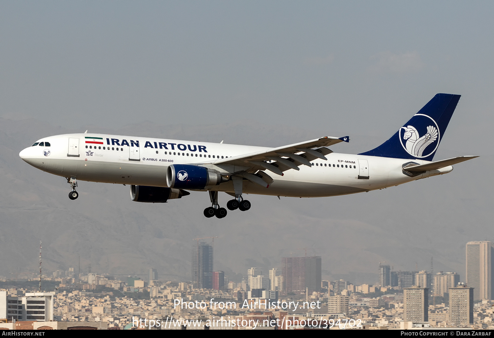 Aircraft Photo of EP-MNM | Airbus A300B4-605R | Iran AirTour Airlines | AirHistory.net #394702