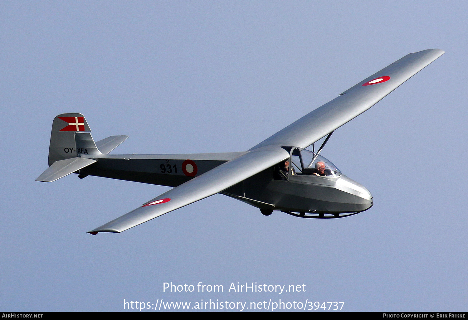 Aircraft Photo of OY-XFA / 93-931 | Polyteknisk Polyt III | Denmark - Air Force | AirHistory.net #394737