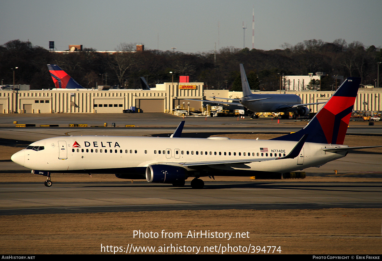 Aircraft Photo of N774DE | Boeing 737-8EH | Delta Air Lines | AirHistory.net #394774