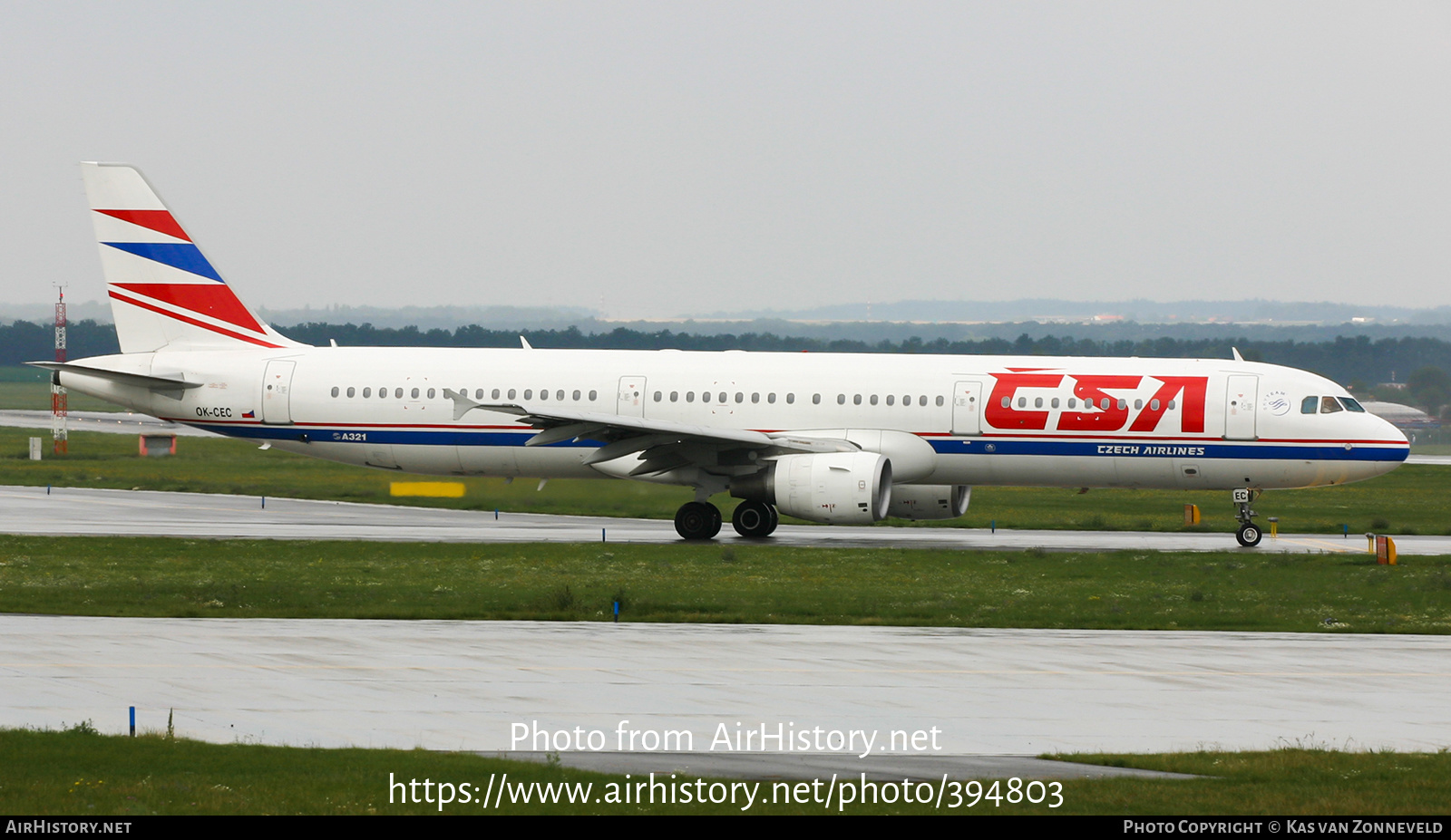 Aircraft Photo of OK-CEC | Airbus A321-211 | ČSA - Czech Airlines | AirHistory.net #394803