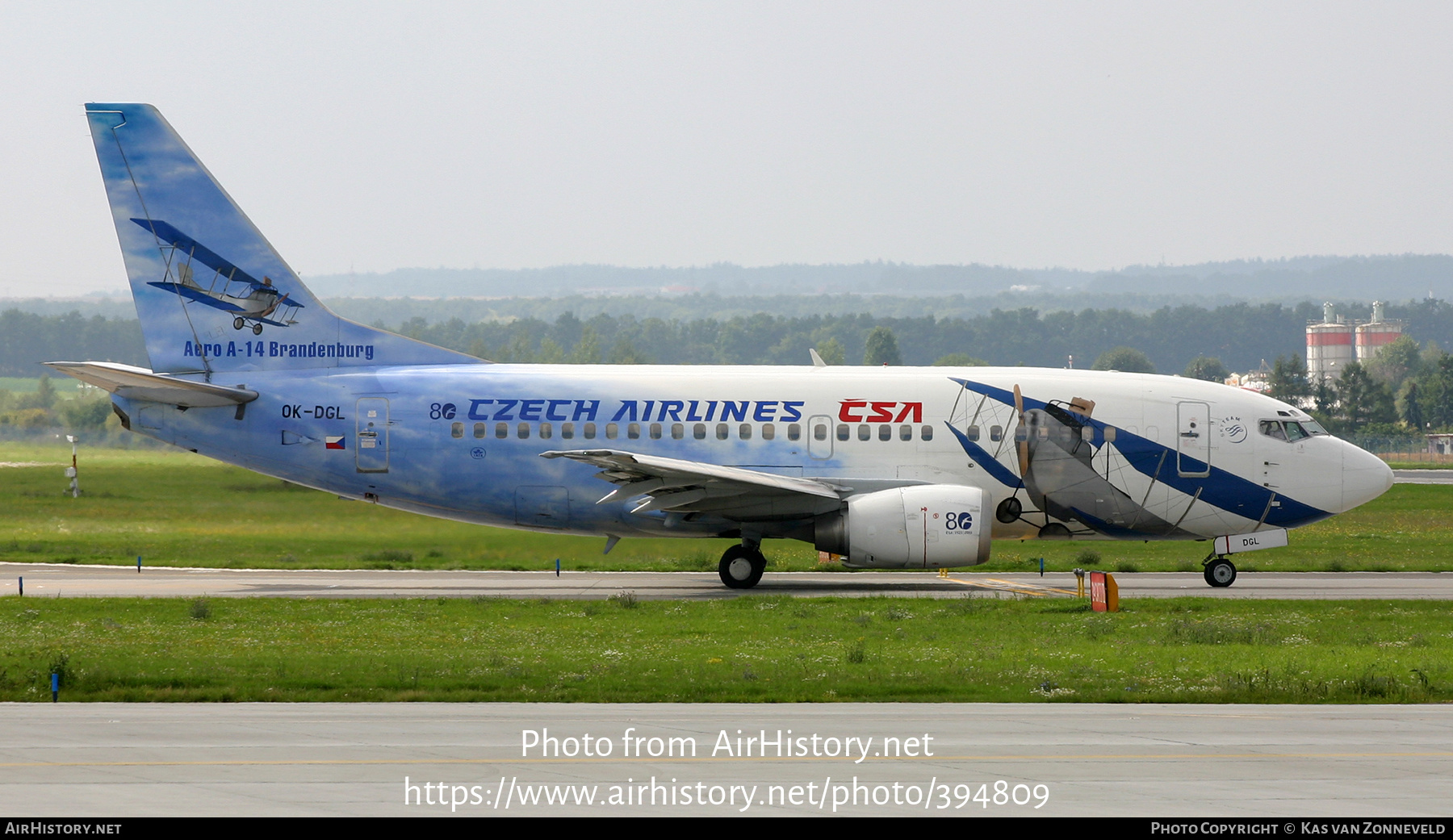 Aircraft Photo of OK-DGL | Boeing 737-55S | ČSA - Czech Airlines | AirHistory.net #394809