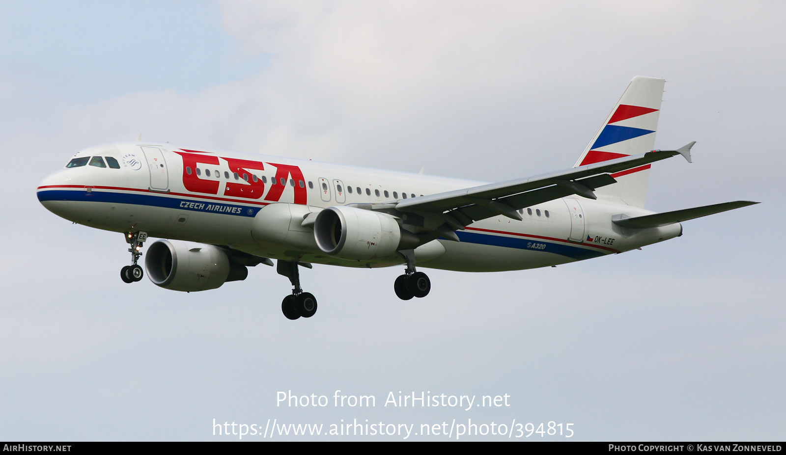 Aircraft Photo of OK-LEE | Airbus A320-214 | ČSA - Czech Airlines | AirHistory.net #394815