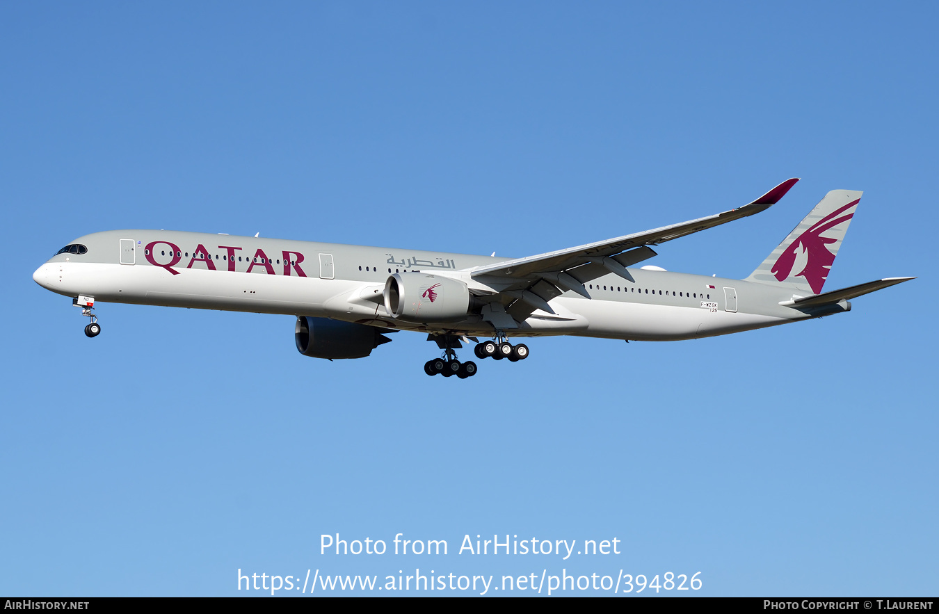 Aircraft Photo of F-WZGK | Airbus A350-1041 | Qatar Airways | AirHistory.net #394826