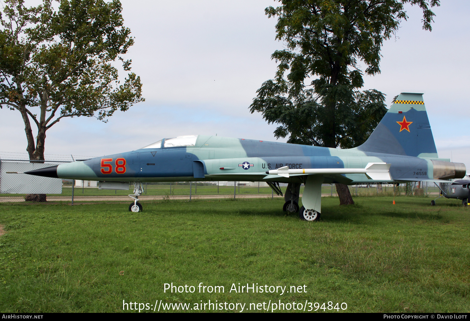 Aircraft Photo of 74-1558 | Northrop F-5E Tiger II | USA - Air Force | AirHistory.net #394840