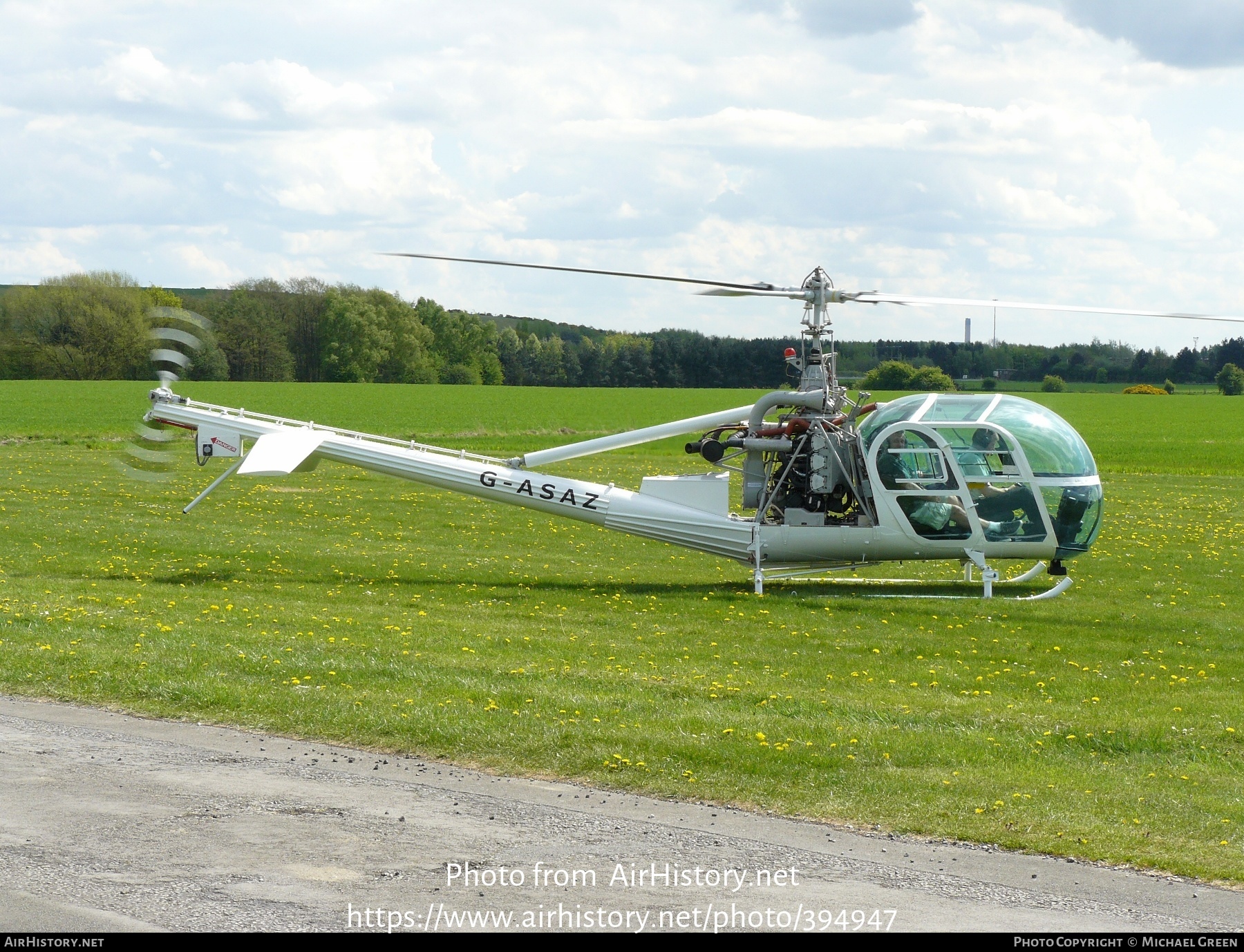 Aircraft Photo of G-ASAZ | Hiller UH-12E4 | AirHistory.net #394947