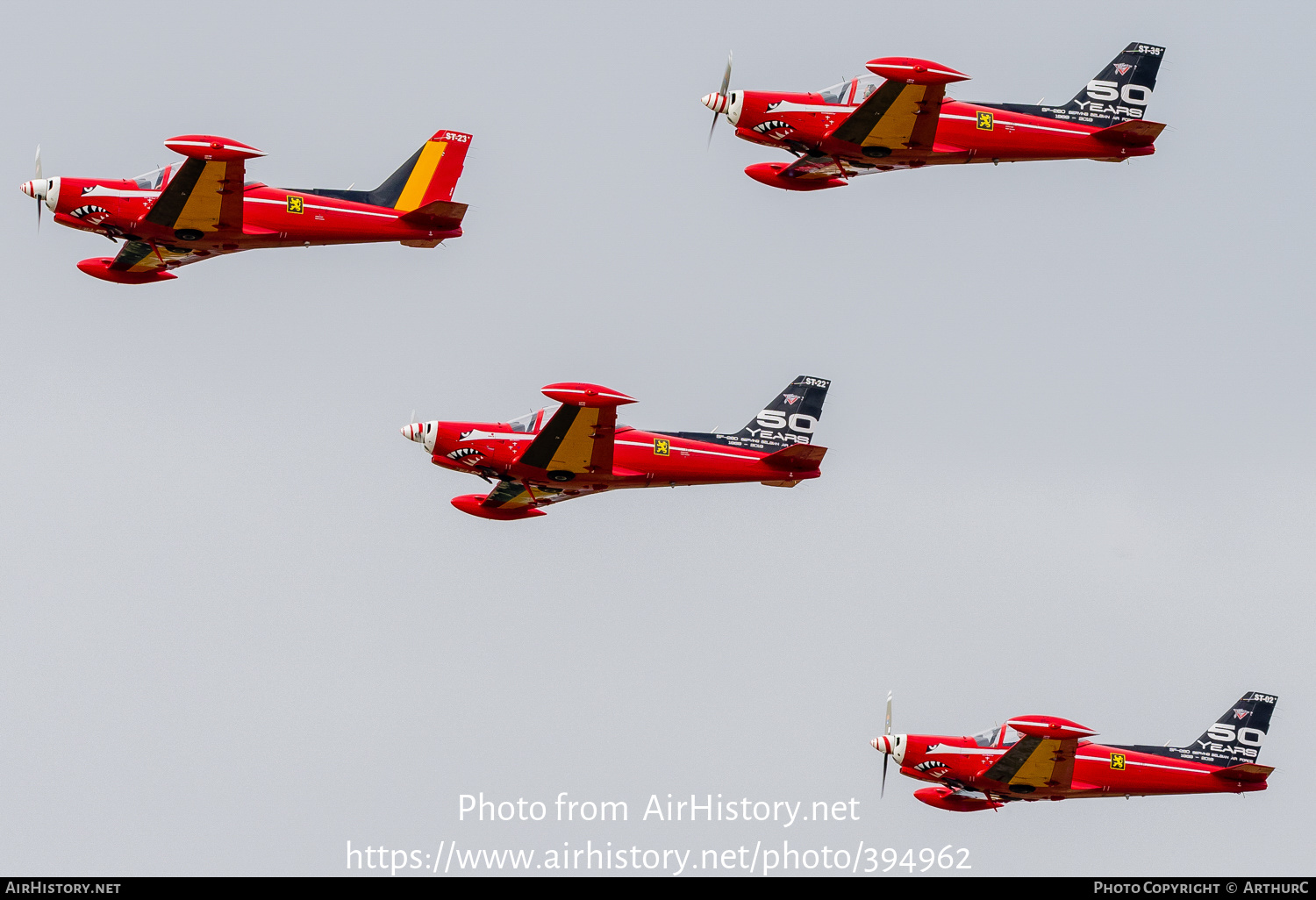 Aircraft Photo of ST-35 | SIAI-Marchetti SF-260M+ | Belgium - Air Force | AirHistory.net #394962