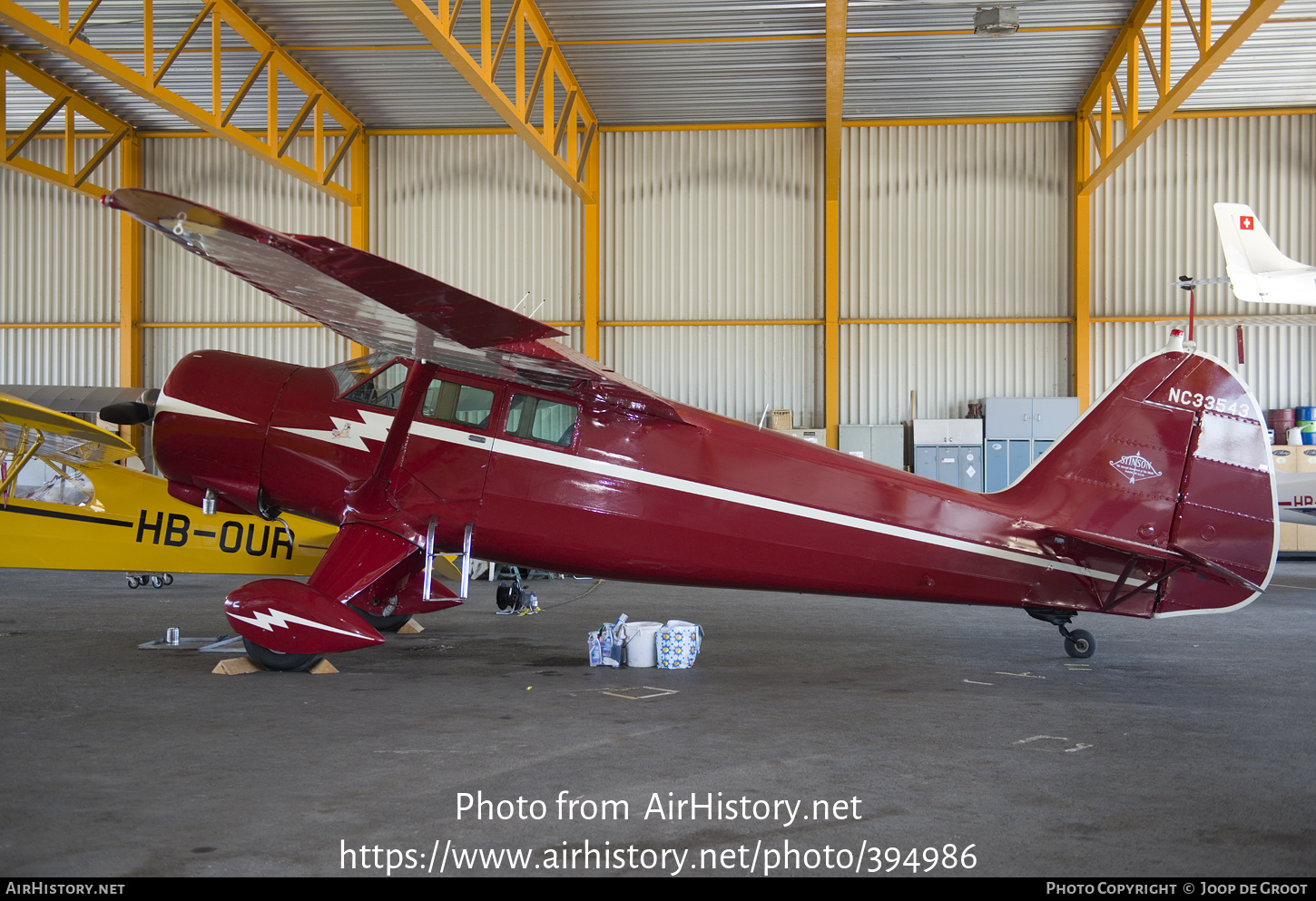 Aircraft Photo of N33543 / NC33543 | Stinson AT-19 Reliant (V-77) | AirHistory.net #394986