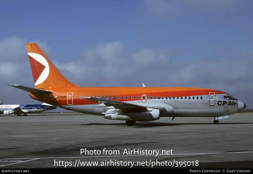 Aircraft Photo of C-GCPP | Boeing 737-217/Adv | CP Air | AirHistory.net #395018