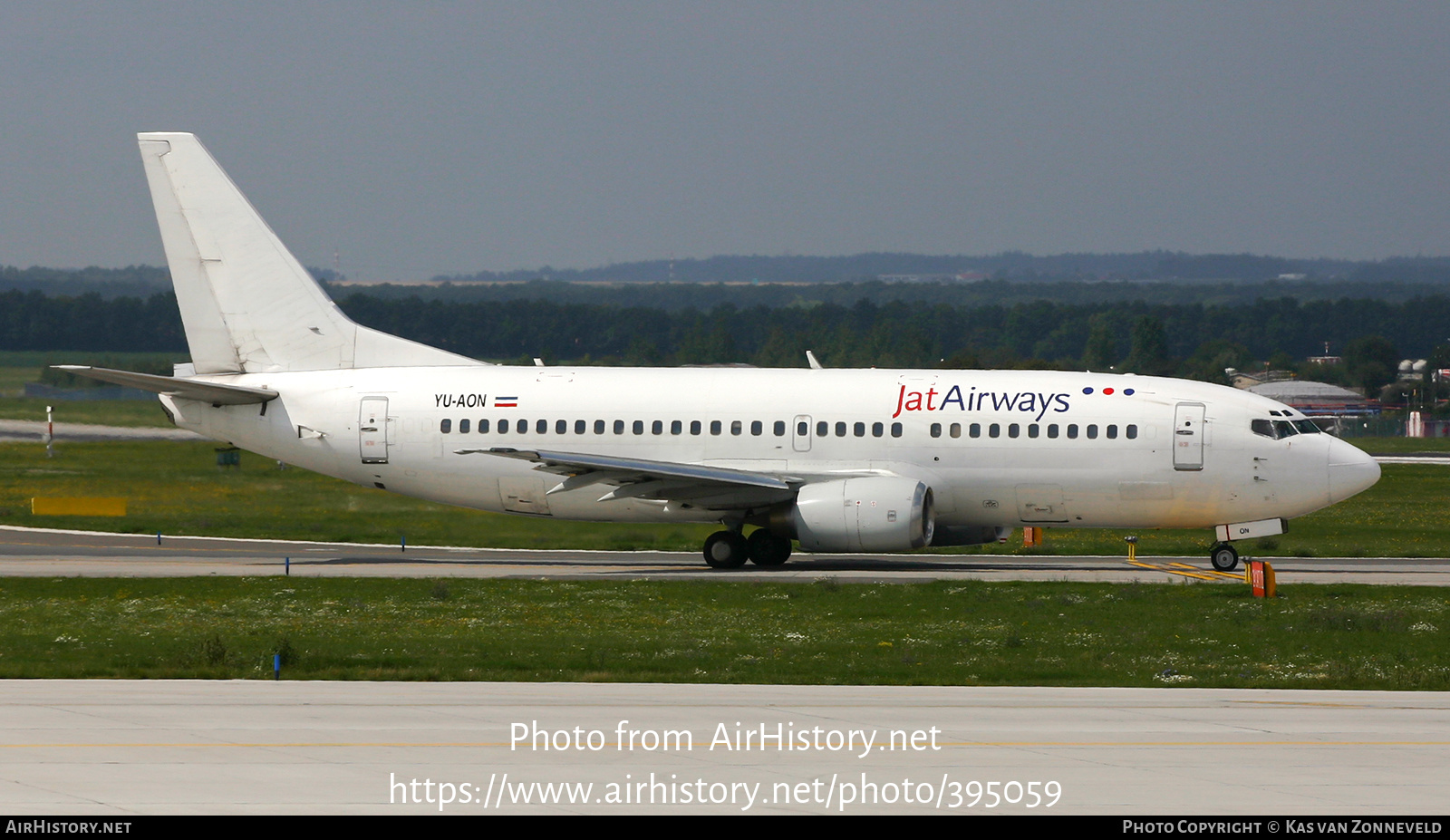 Aircraft Photo of YU-AON | Boeing 737-3Q4 | Jat Airways | AirHistory.net #395059