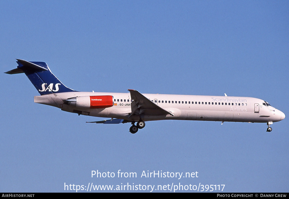 Aircraft Photo of EC-JRR | McDonnell Douglas MD-87 (DC-9-87) | Scandinavian Airlines - SAS | AirHistory.net #395117