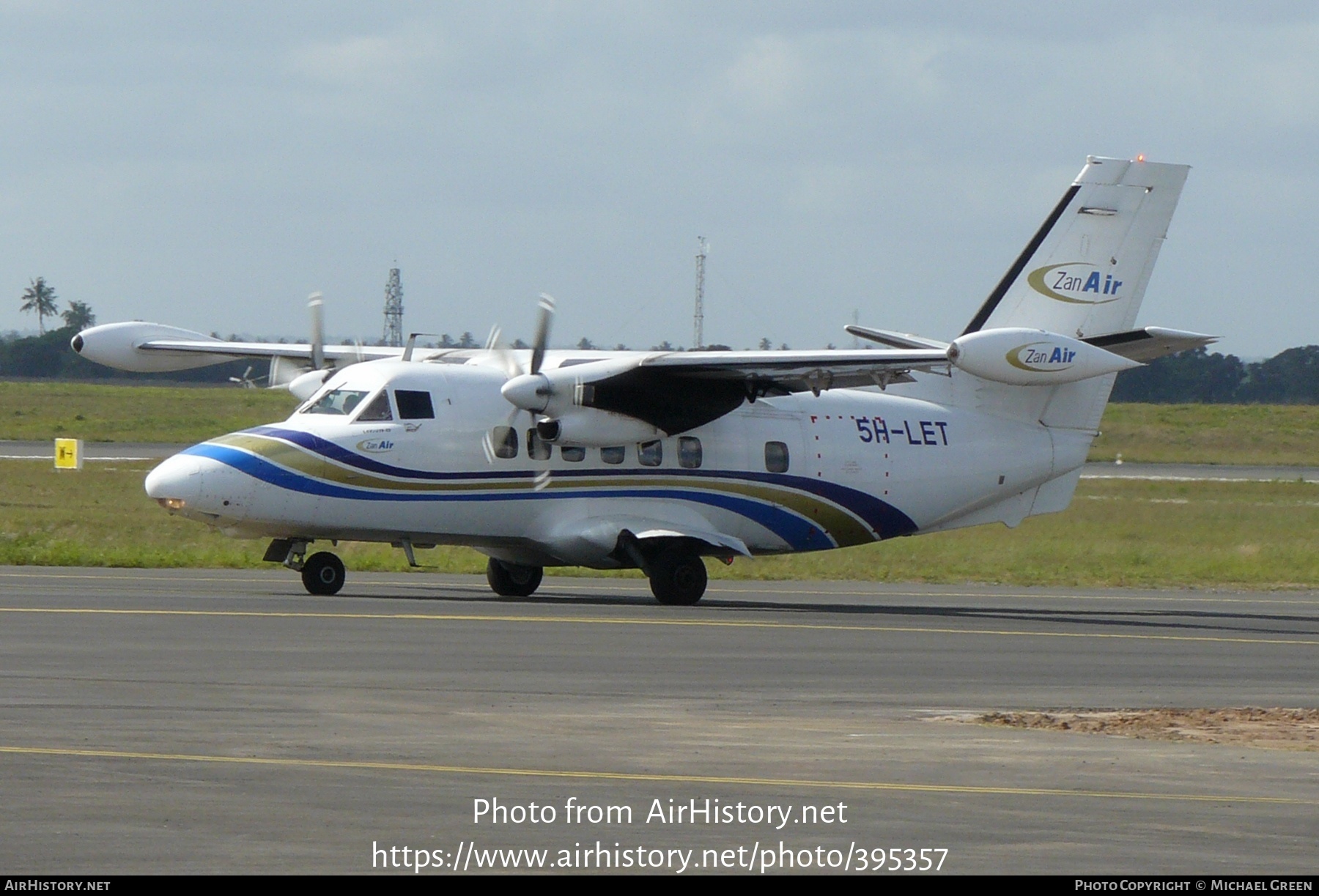 Aircraft Photo of 5H-LET | Let L-410UVP-E3 Turbolet | ZanAir | AirHistory.net #395357