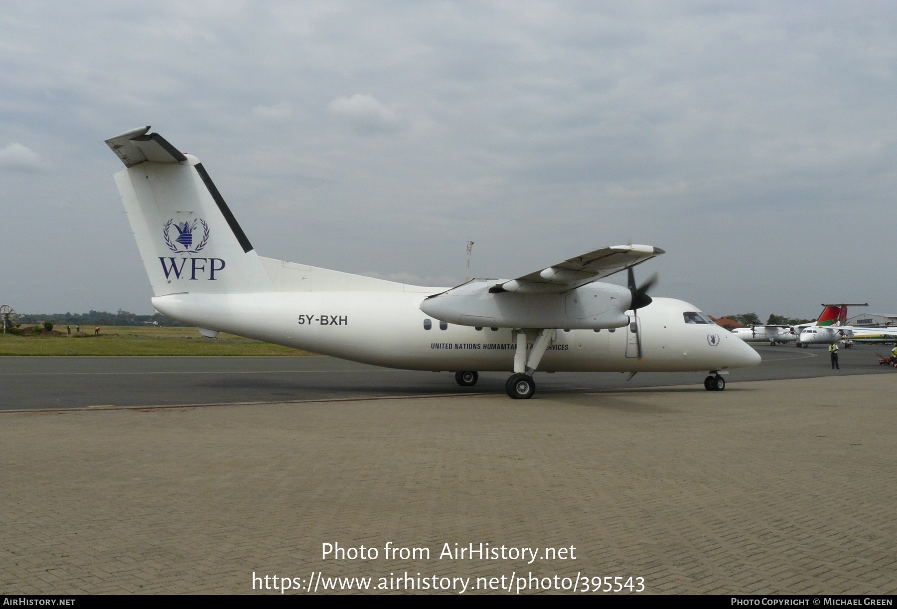 Aircraft Photo of 5Y-BXH | De Havilland Canada DHC-8-102 Dash 8 | United Nations Humanitarian Air Service | AirHistory.net #395543