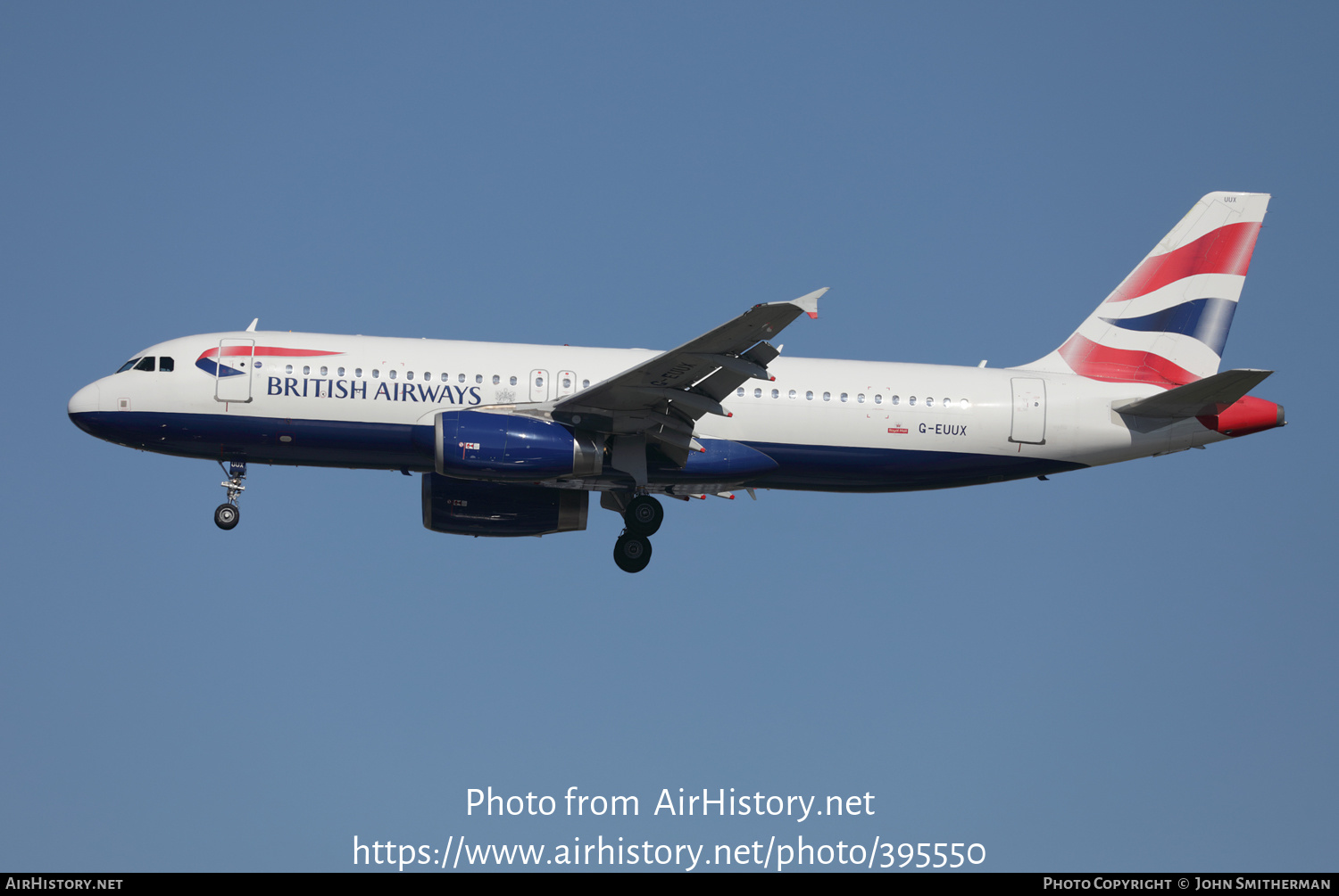 Aircraft Photo of G-EUUX | Airbus A320-232 | British Airways | AirHistory.net #395550