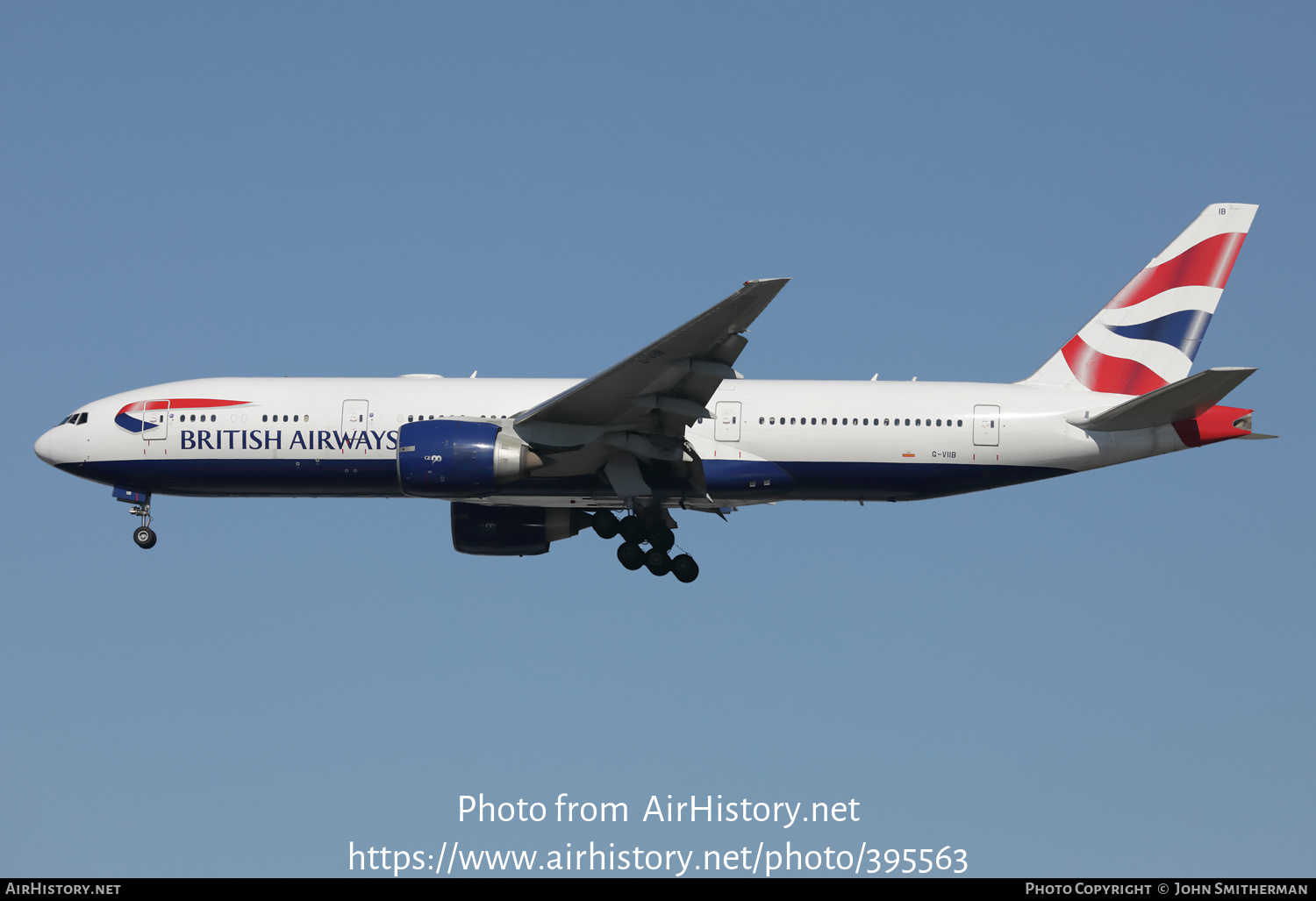 Aircraft Photo of G-VIIB | Boeing 777-236/ER | British Airways | AirHistory.net #395563