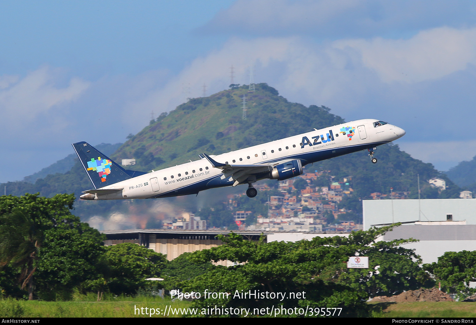 Aircraft Photo of PR-AZG | Embraer 190AR (ERJ-190-100IGW) | Azul Linhas Aéreas Brasileiras | AirHistory.net #395577