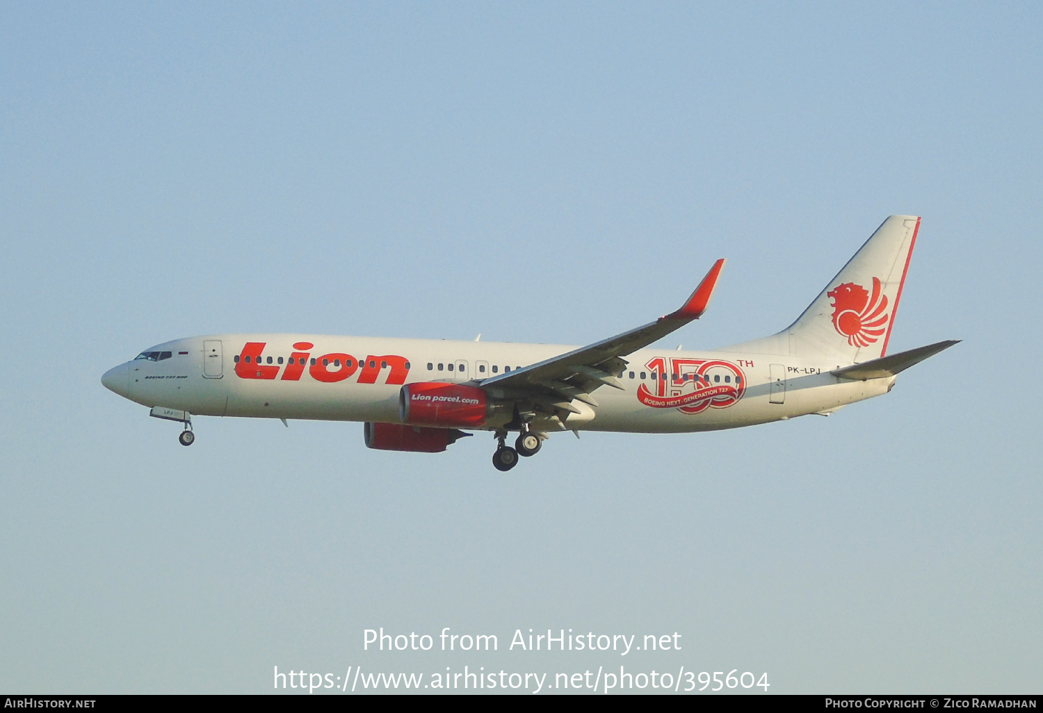 Aircraft Photo of PK-LPJ | Boeing 737-8GP | Lion Airlines | AirHistory.net #395604