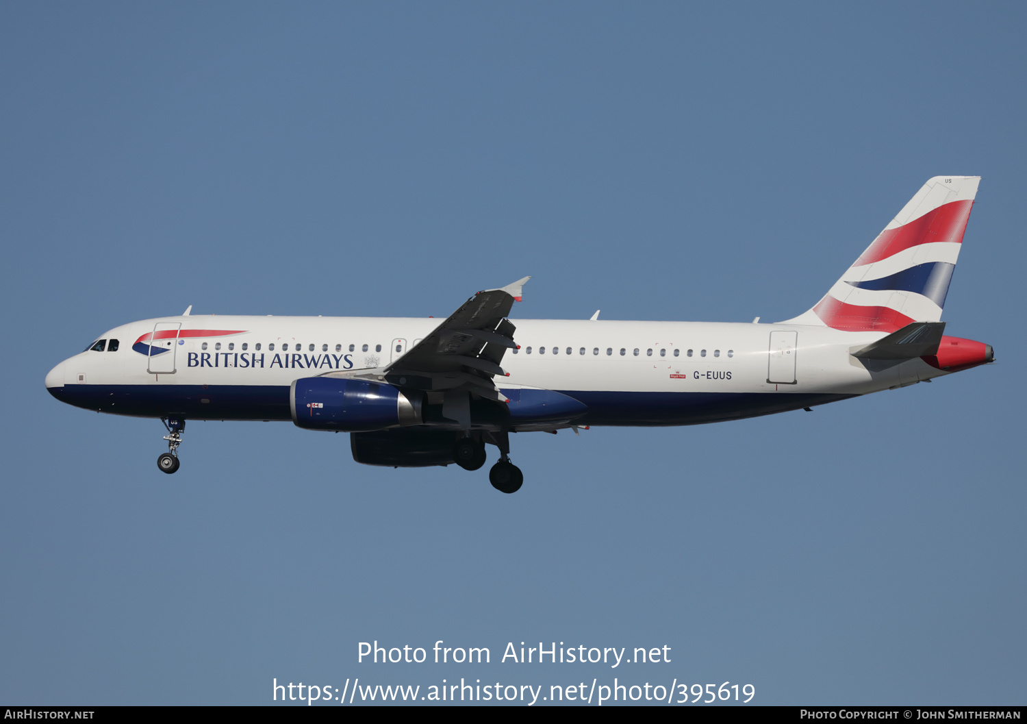 Aircraft Photo of G-EUUS | Airbus A320-232 | British Airways | AirHistory.net #395619