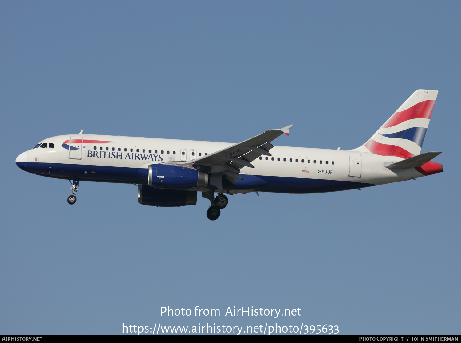 Aircraft Photo of G-EUUF | Airbus A320-232 | British Airways | AirHistory.net #395633