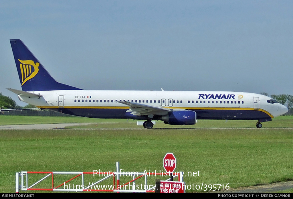 Aircraft Photo of EI-CTA | Boeing 737-8AS | Ryanair | AirHistory.net #395716