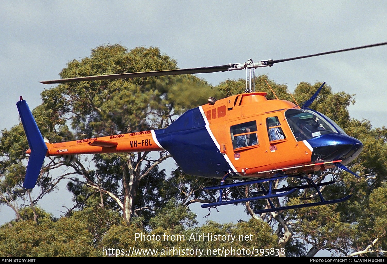 Aircraft Photo of VH-FRL | Bell 206B JetRanger II | Barossa Helicopters | AirHistory.net #395838