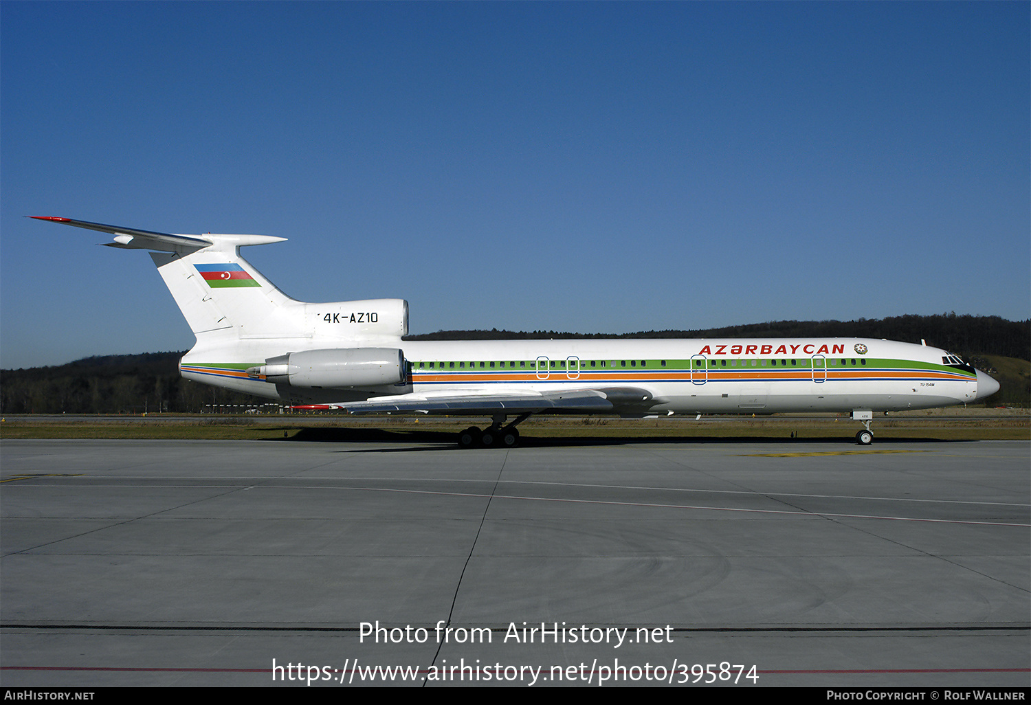 Aircraft Photo of 4K-AZ10 | Tupolev Tu-154M | Azerbaijan Government | AirHistory.net #395874