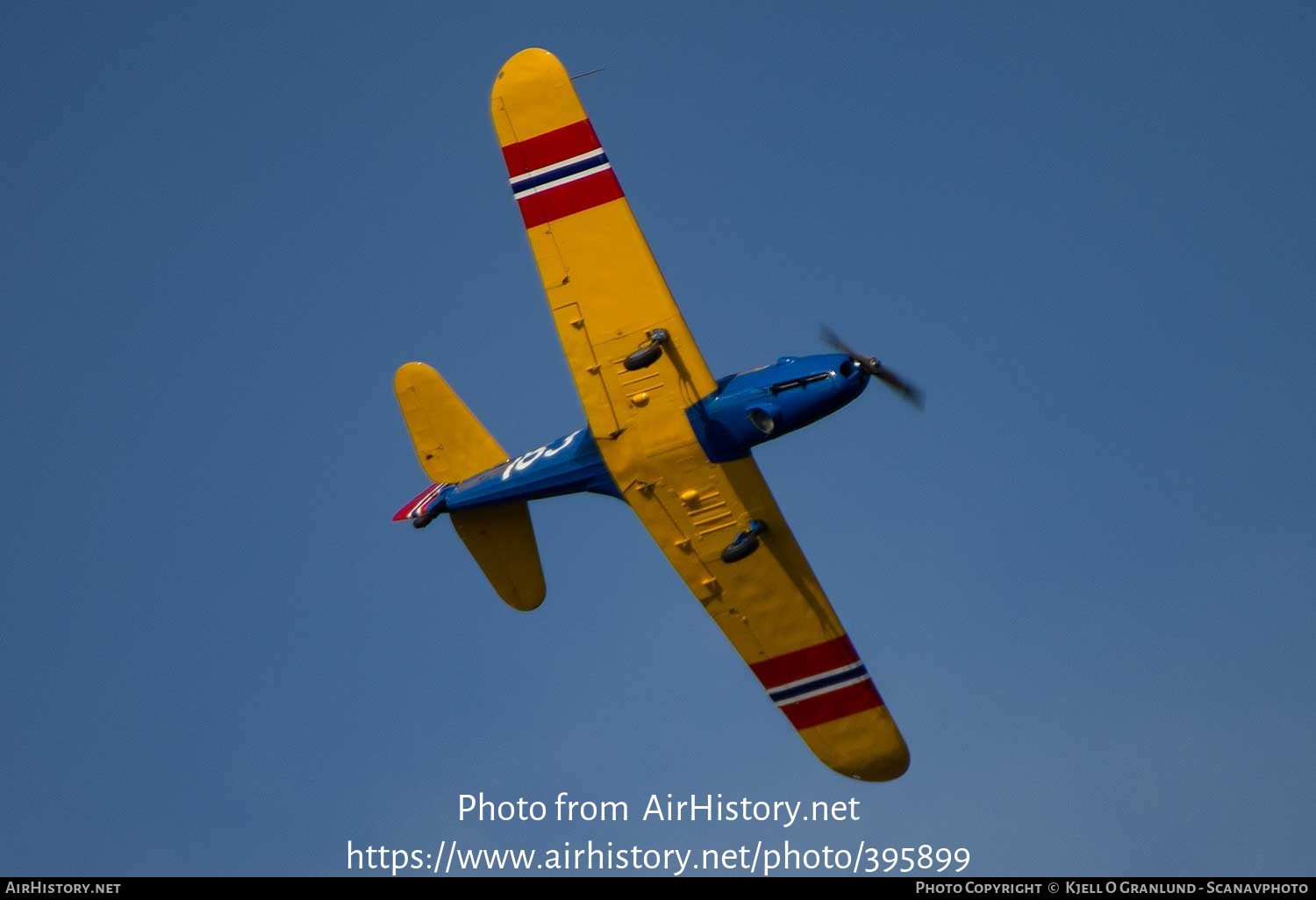 Aircraft Photo of LN-BIF / 163 | Fairchild PT-19A Cornell (M-62A) | Norway - Air Force | AirHistory.net #395899