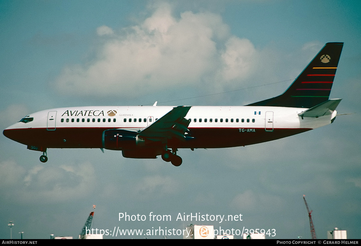 Aircraft Photo of TG-AMA | Boeing 737-3Q8 | Aviateca | AirHistory.net #395943