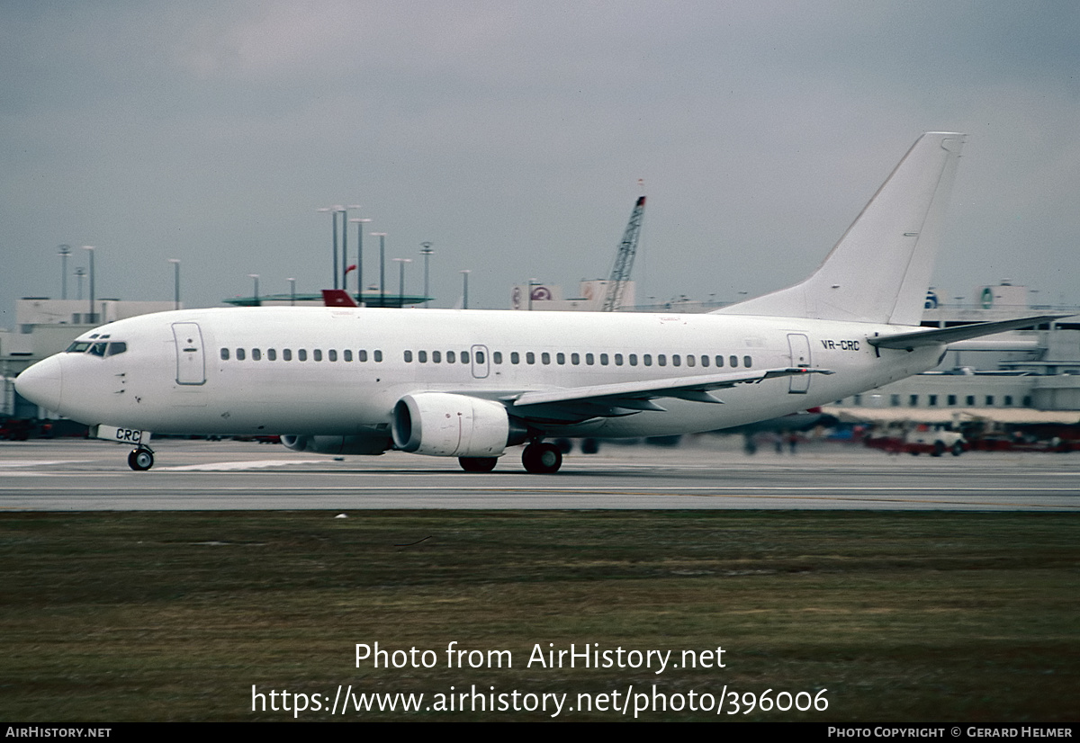 Aircraft Photo of VR-CRC | Boeing 737-3M8 | Cayman Airways | AirHistory.net #396006