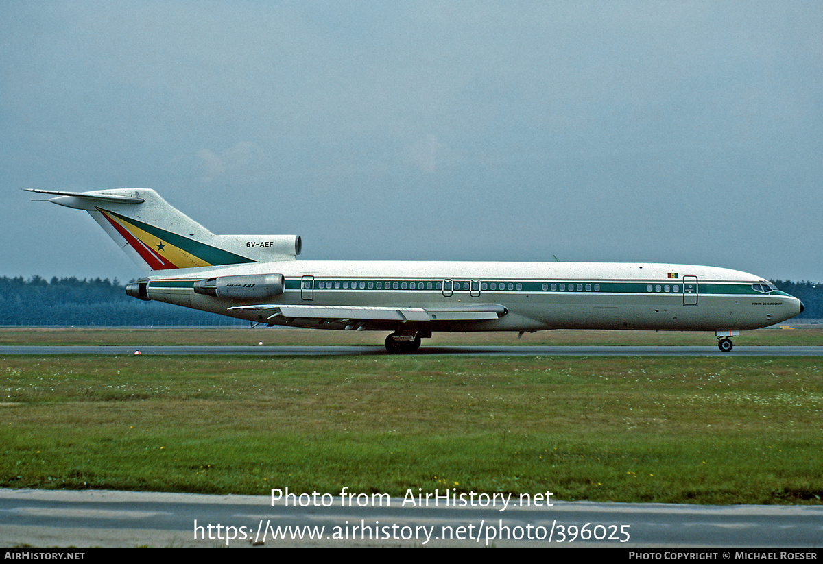 Aircraft Photo of 6V-AEF | Boeing 727-2M1/Adv | Senegal Government | AirHistory.net #396025