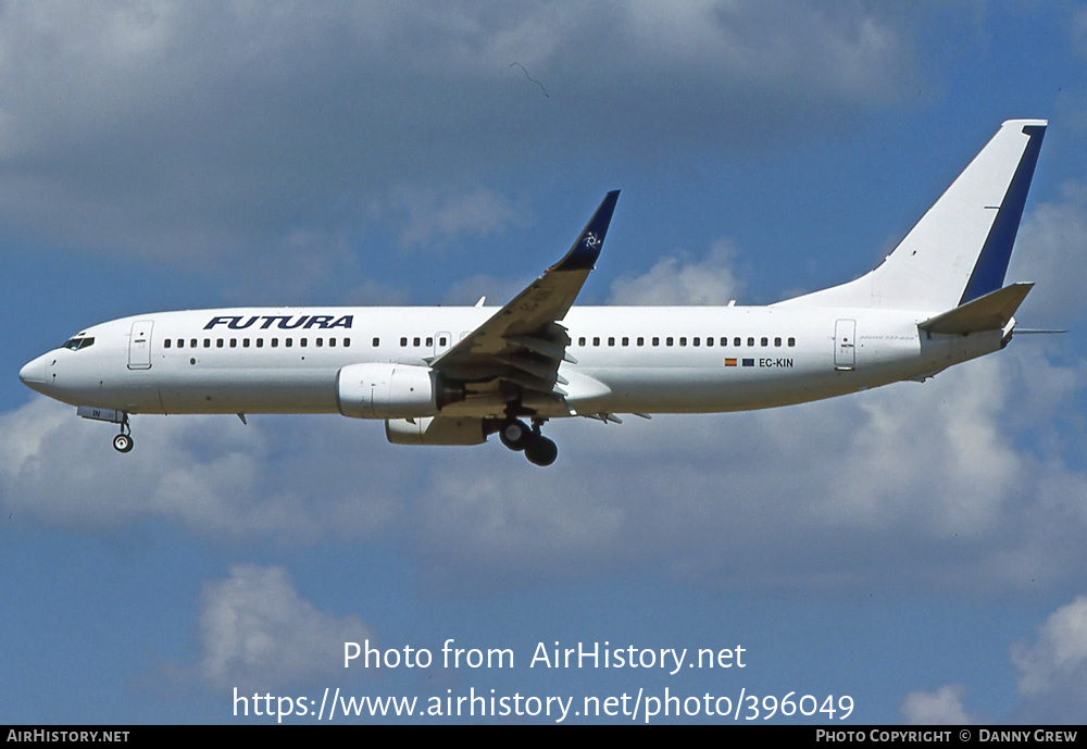 Aircraft Photo of EC-KIN | Boeing 737-86N | Futura International Airways | AirHistory.net #396049