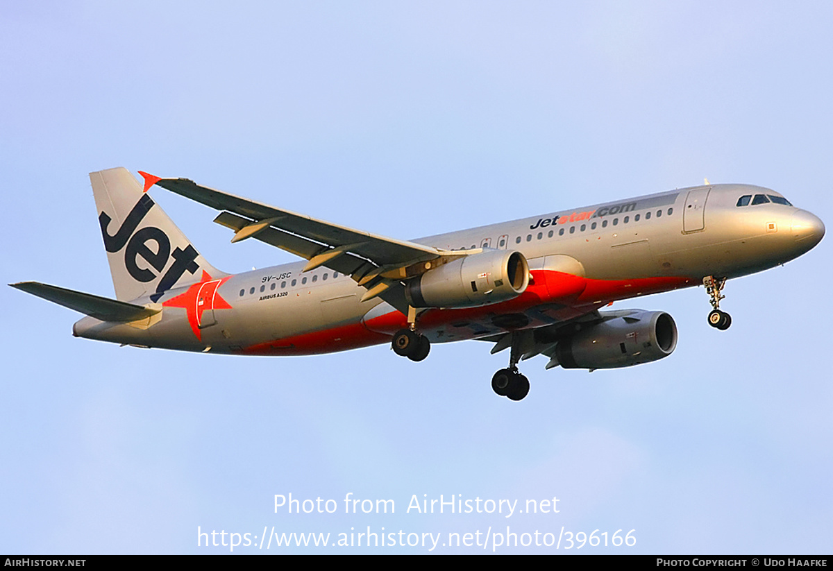 Aircraft Photo of 9V-JSC | Airbus A320-232 | Jetstar Airways | AirHistory.net #396166