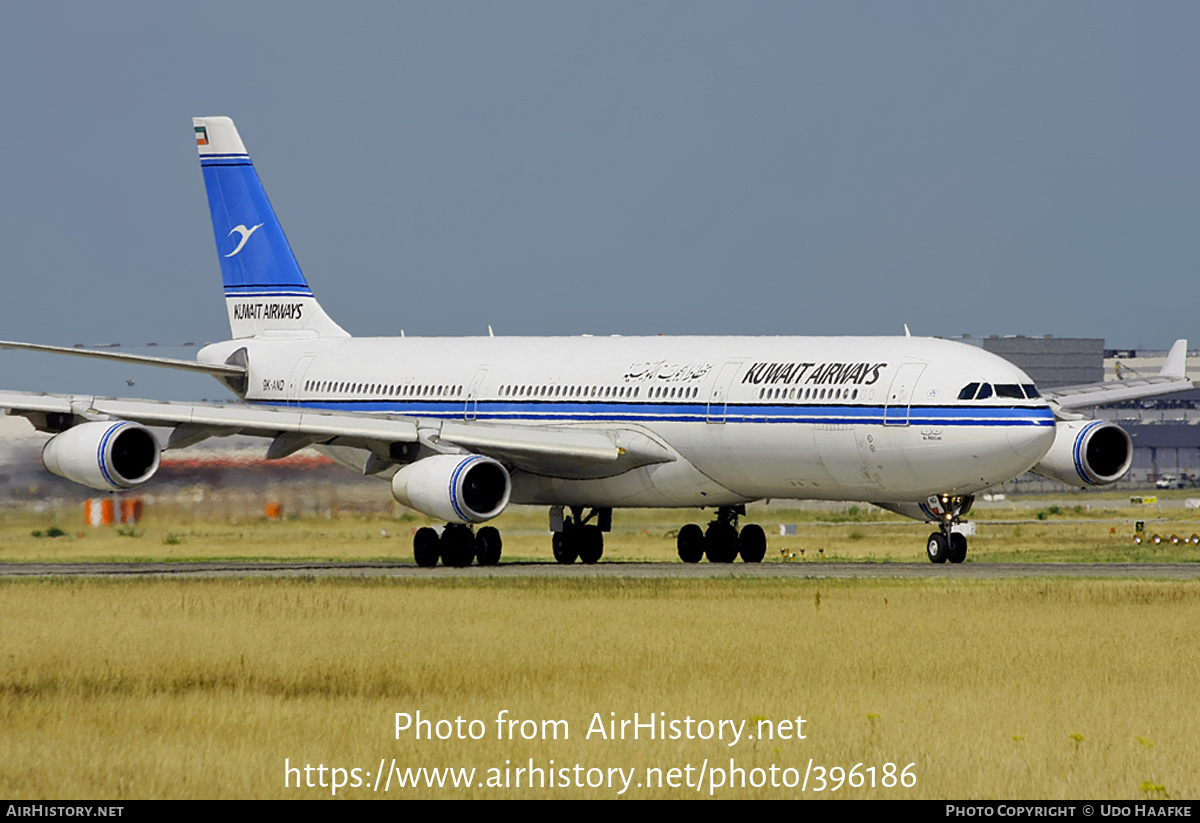 Aircraft Photo of 9K-AND | Airbus A340-313 | Kuwait Airways | AirHistory.net #396186