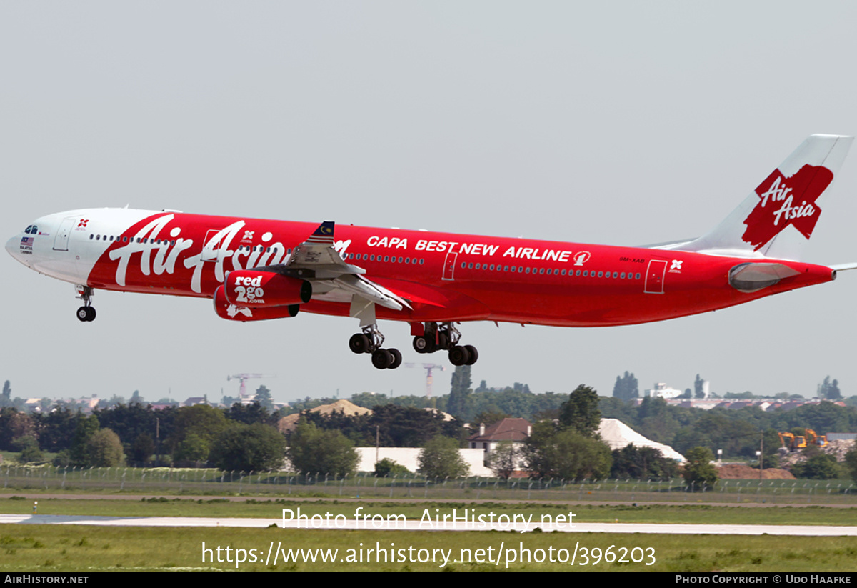 Aircraft Photo of 9M-XAB | Airbus A340-313 | AirAsia X | AirHistory.net #396203