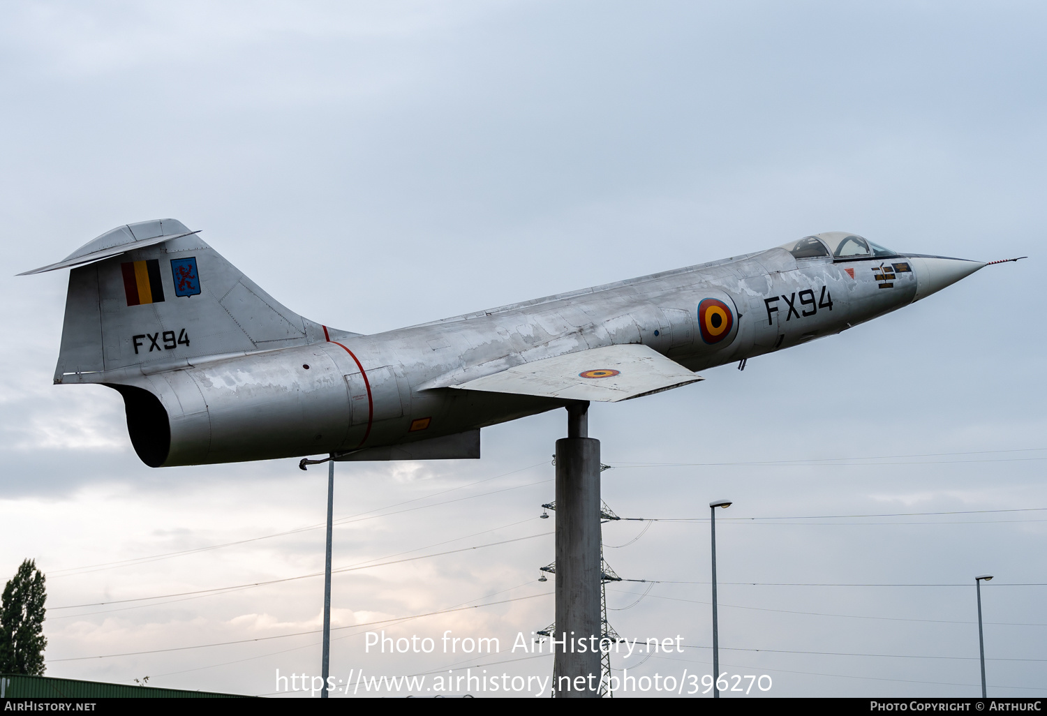 Aircraft Photo of FX-94 | Lockheed F-104G Starfighter | Belgium - Air Force | AirHistory.net #396270