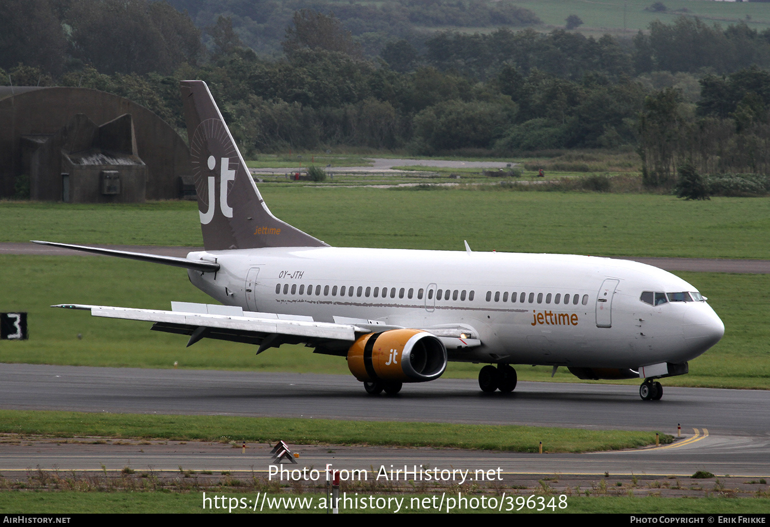 Aircraft Photo of OY-JTH | Boeing 737-3Y0(QC) | Jettime | AirHistory.net #396348