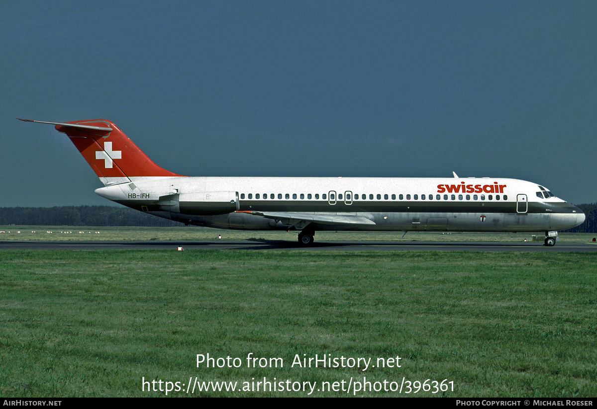 Aircraft Photo of HB-IFH | McDonnell Douglas DC-9-32 | Swissair | AirHistory.net #396361