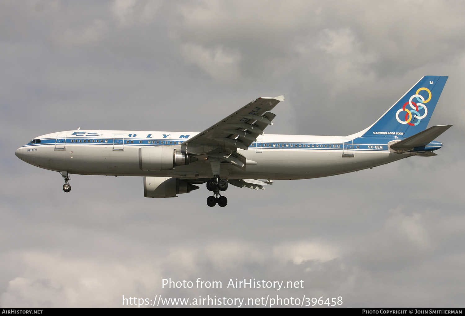 Aircraft Photo of SX-BEM | Airbus A300B4-605R | Olympic | AirHistory.net #396458