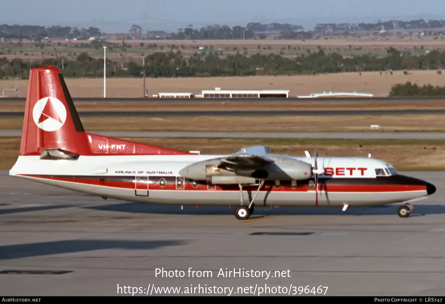 Aircraft Photo of VH-FNT | Fokker F27-600 Friendship | Ansett Airlines of Australia | AirHistory.net #396467